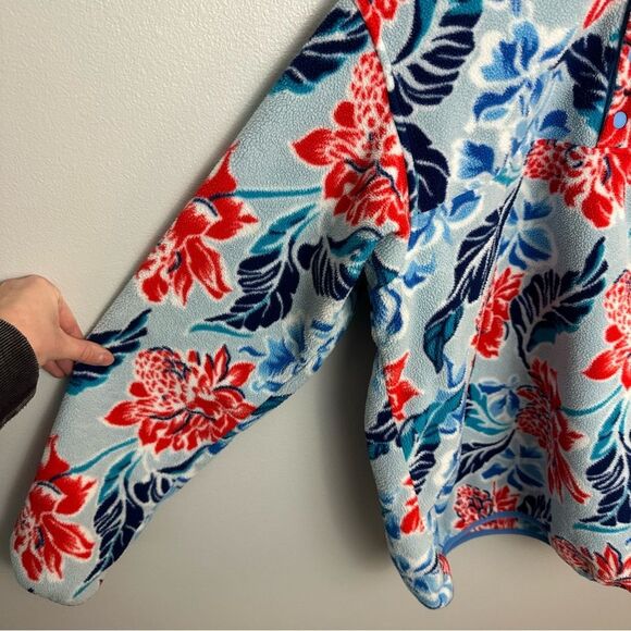 Patagonia Synchilla Manoa Floral Fleece Pullover Size Large - Picture 6 of 16